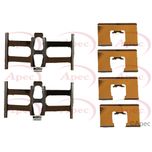 Apec Brake Pad Fitting Kit Rear KIT598