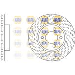 NAPA Brake Disc Single Vented Front Left NBD5353