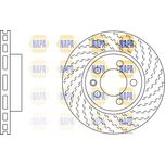 NAPA Brake Disc Single Vented Front Right NBD5561