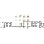 NAPA Brake Hose Rear NBH1038