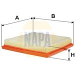 NAPA Air Filter NFA1256