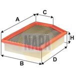 NAPA Air Filter NFA1426