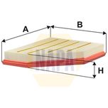 NAPA Air Filter NFA1476
