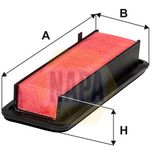 NAPA Air Filter NFA1477
