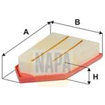 NAPA Air Filter NFA1480