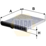 NAPA Pollen / Cabin Filter NFC4298