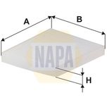 NAPA Pollen / Cabin Filter NFC4306