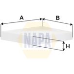 NAPA Pollen / Cabin Filter NFC4312