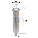 NAPA Fuel Filter NFF2105