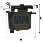 NAPA Fuel Filter NFF2132