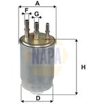 NAPA Fuel Filter NFF2227