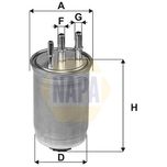 NAPA Fuel Filter NFF2229