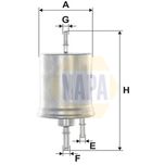 NAPA Fuel Filter NFF2243