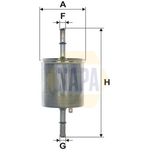 NAPA Fuel Filter NFF2245