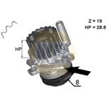 NAPA Water Pump NWP1045