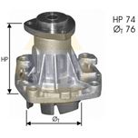 NAPA Water Pump NWP1083