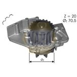 NAPA Water Pump NWP1136