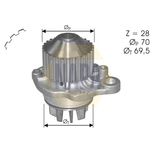 NAPA Water Pump NWP1137