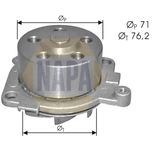 NAPA Water Pump NWP1486