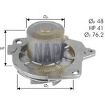 NAPA Water Pump NWP1499