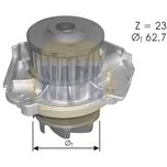 NAPA Water Pump NWP1500