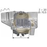 NAPA Water Pump NWP1545