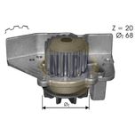 NAPA Water Pump NWP1546