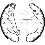 Apec Brake Shoes Set SHU690