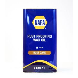 NAPA RUST PROOFING WAX OIL CLEAR 5L NCRC1009