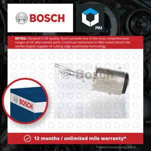 Bosch Pure/Lt P21/5w 12v 21/5w Bay15d(X2) 1987301016