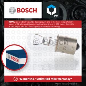 Bosch Pure/Lt 382 P21w 12v 21w Ba15s (X2) 1987301017