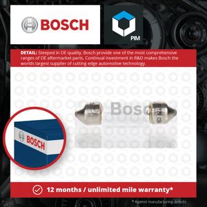 Bosch L/Life 239 C5w 12v 5w Sv8.5-8 (X2) 1987301060