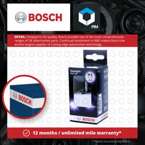Bosch Giga/Lt 120 H1 12v 55w P14.5s (X1) 1987301150