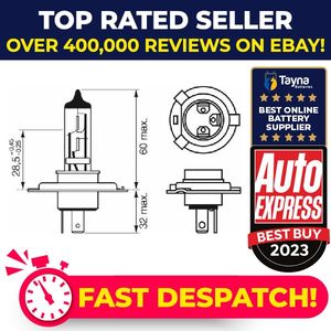 Bosch H4 ?12v 60/55w H4 Ultra White 1987301440