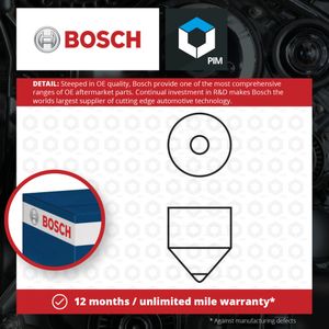 Bosch Bulb, licence plate light 1987301502