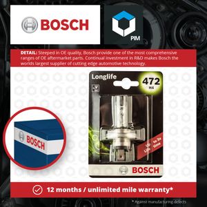 Bosch Longlife 472 H4 12v 60/55w P43t(X1) 1987301631