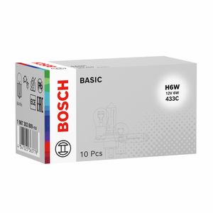 Bosch Eco 433c H6w 12v 6w Bax9s-Eblb433c 1987302809