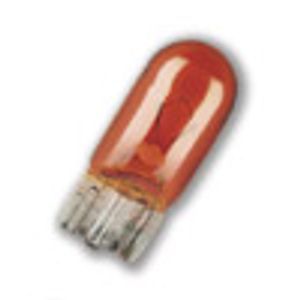 Osram 12v 5w W/Base Amber Trade Pk 2827