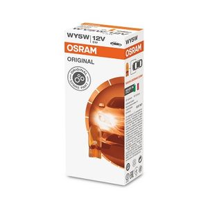 Osram Wy5w 501a 12v 5w Amber Trade Pk 2827NA