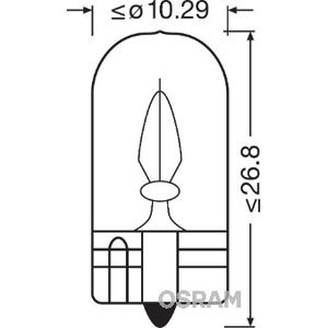 Osram (U10)3w Wedge 2841