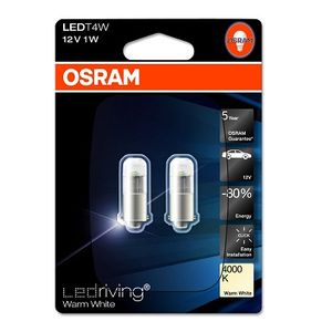 Osram 233 Led 4000k Bulb (X2) 3850WW-02B