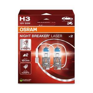 Osram Bulb, cornering light / Bulb, front fog light / Bulb, headlight / Bulb, spotlight 64151NL-2HB
