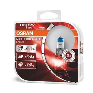 Osram (Pk2)H3 Nb Laser Plus 150 Duo Pack 64151NL-HCB