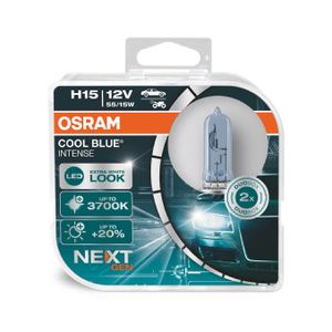 Osram Cool Blue Intense H15 12v 55/15w X2 64176CBN-HCB