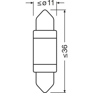 Osram 6418DWP-1BL