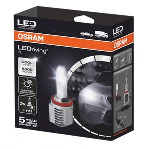 Osram Led Twin H/Lamp Kit Repl. H11 Bulb 65211CW