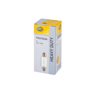 Hella U10 Bulb - 24v 18w Su8 5-8 Festoon 8GM002091-241