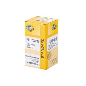 Hella U10 Bulb - 12v 5w Sv8 5-8 Festoon 8GM002091-311