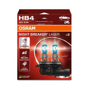 Osram Bulb, cornering light / Bulb, front fog light / Bulb, headlight / Bulb, spotlight 9006NL-2HB