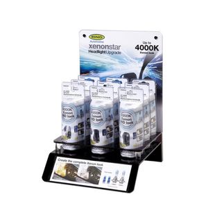 Ring Automotive Xenon Star Stand C/W 9 Bulbs BU4600